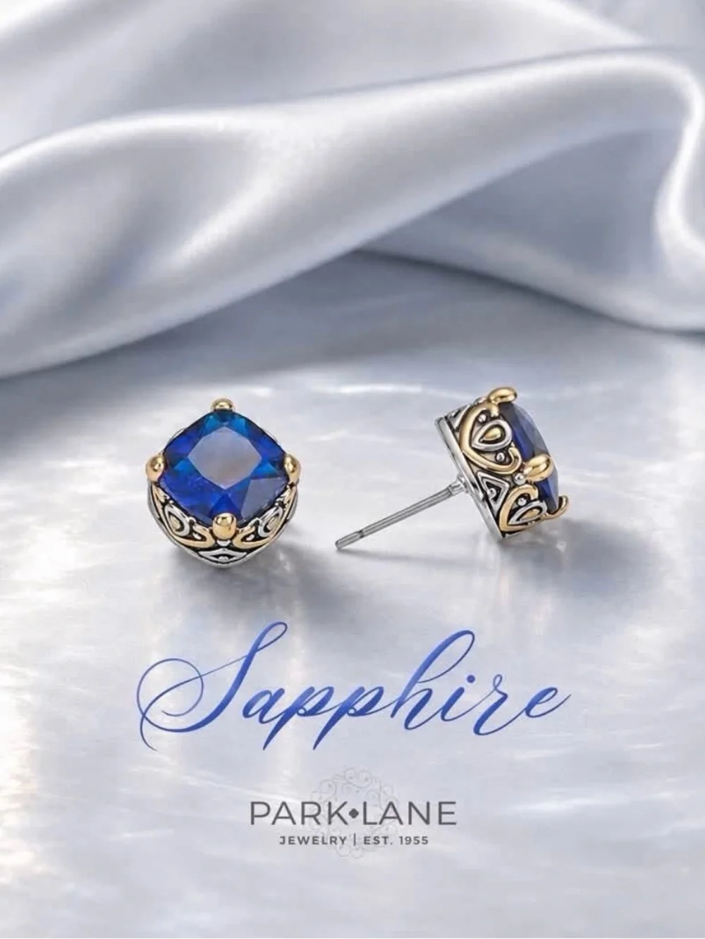 Park Lane Baby Signature “Sapphire” Earrings! BNIB!! Gorgeous!